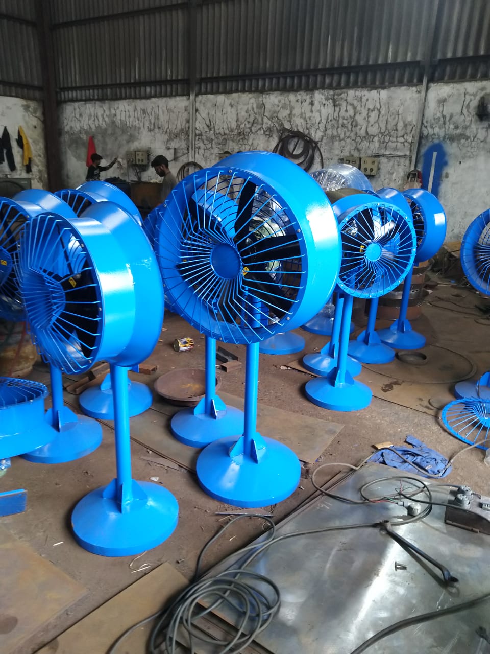 heavy duty industrial pedestal fans